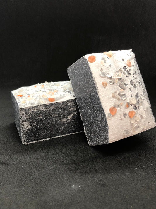 Sea Salt Charcoal Spa Bar  - Himalayan and Cabo Rojo Sea Salt